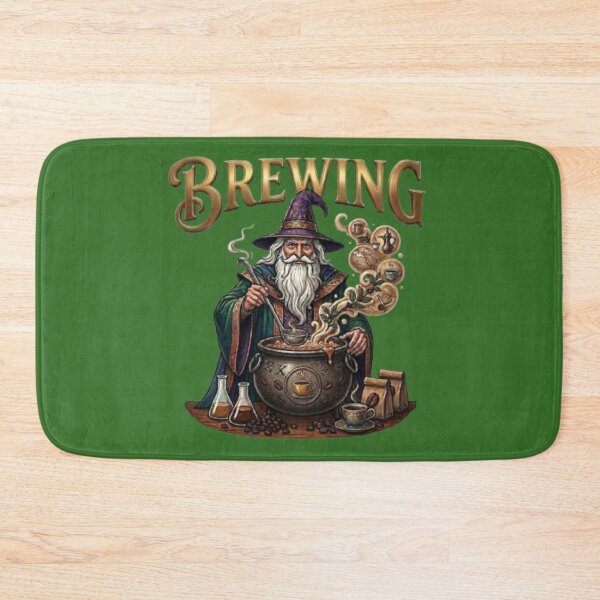 Item preview, Wizard Brewing Coffee Magical Potion Art designed and sold by Northern Glow Art.