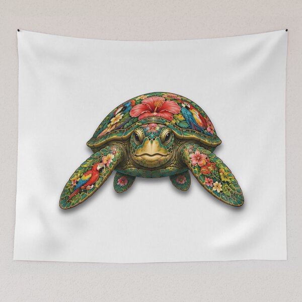 Item preview, Tropical Turtle | Ocean Summer Paradise Art Collection designed and sold by Zaru Art Studio.