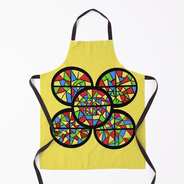 Item preview, Abstract Stained Glass Circles designed and sold by Elaine M Hayward .