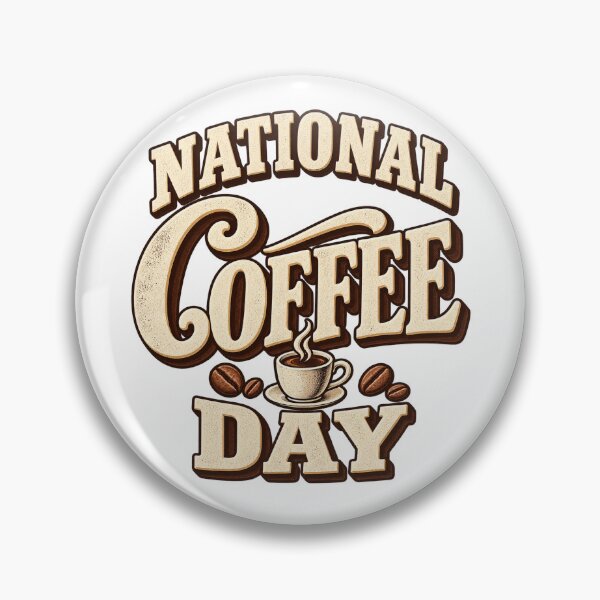Item preview, National Coffee Day Bold Typography Design designed and sold by Doodle Souq.