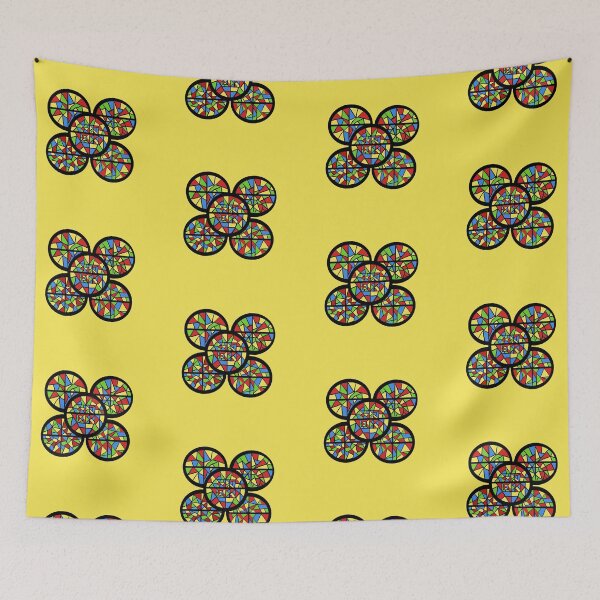 Item preview, Abstract Stained Glass Circles designed and sold by Elaine M Hayward .