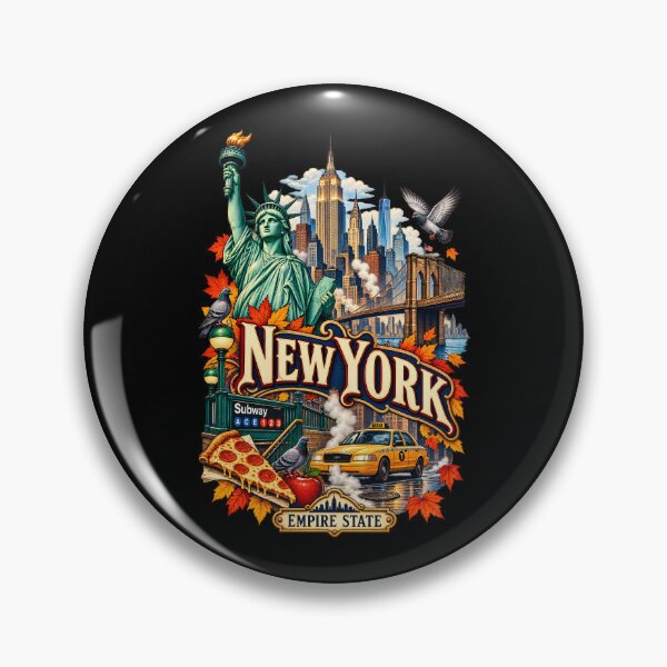 Item preview, Vintage New York Tattoo Style Empire State Illustration Graphic designed and sold by CG Studio.