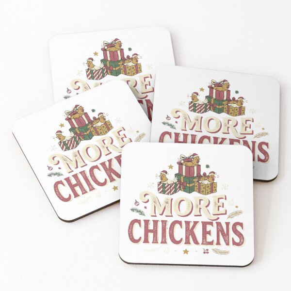 Item preview, More Chickens Christmas Gift Box Santa Hat Hens Funny Poultry Farmer designed and sold by raedattia.