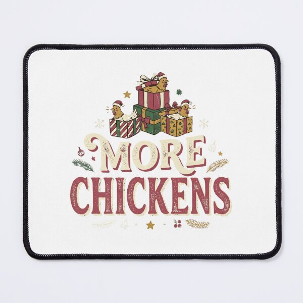 Item preview, More Chickens Christmas Gift Box Santa Hat Hens Funny Poultry Farmer designed and sold by raedattia.
