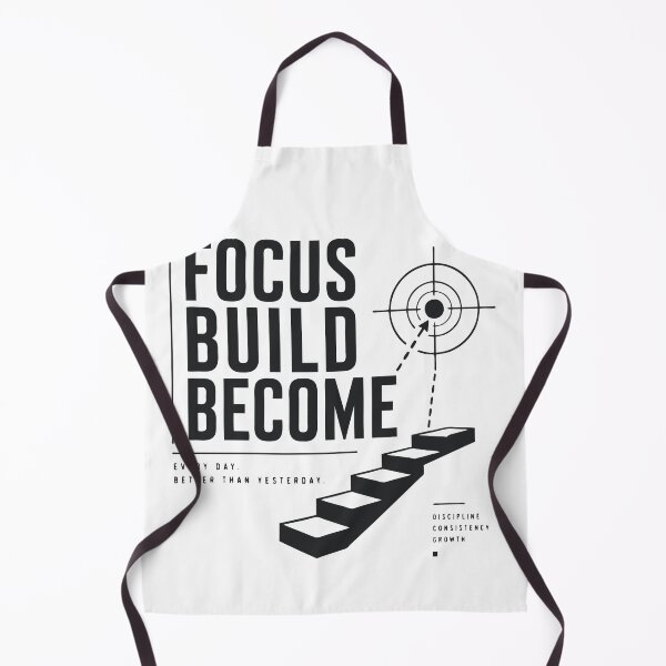 Item preview, Focus Build Become Growth Mindset Motivational Design designed and sold by Sunday.Supply.