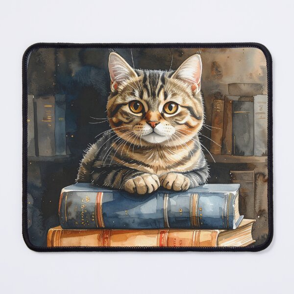 Item preview, Cat Sleeping on Books designed and sold by BetweenForms.