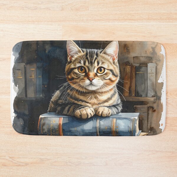 Item preview, Cat Sleeping on Books  designed and sold by BetweenForms.