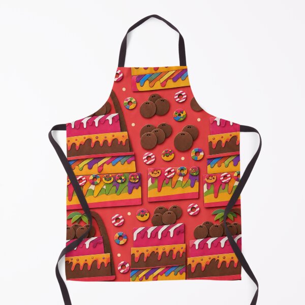 Item preview, Cute Tropical Chocolate Cake Donut Pattern Illustration designed and sold by suha-art.