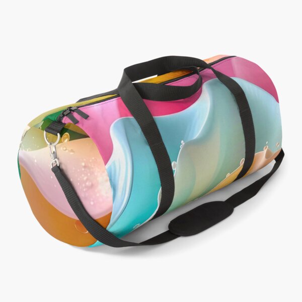 Item preview, Vibrant Rainbow Rose in Pink Aqua Yellow designed and sold by Vicky Brago-Mitchell®.