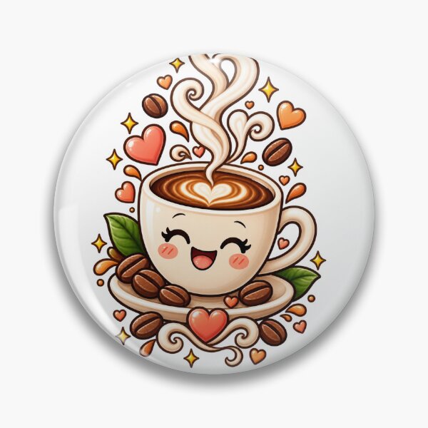 Item preview, National Coffee Day Cute Coffee Cup Design designed and sold by Doodle Souq.