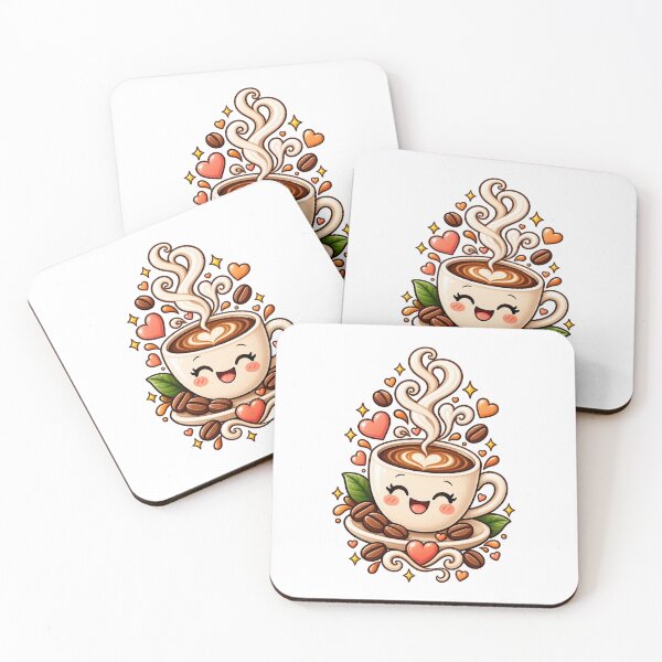 Item preview, National Coffee Day Cute Coffee Cup Design designed and sold by Doodle Souq.