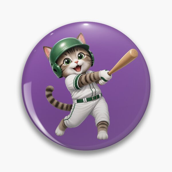 Item preview, Copy of Funny Baseball Cat – Cute Kitten Gift designed and sold by Wenvilgrace.