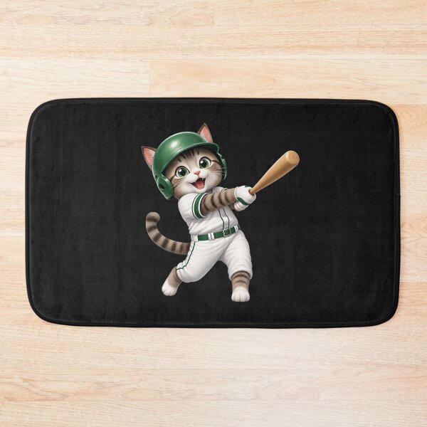 Item preview, Copy of Funny Baseball Cat – Cute Kitten Gift designed and sold by Wenvilgrace.