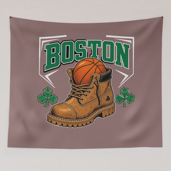 Item preview, Boston Basketball Work Boot designed and sold by freshwear design.