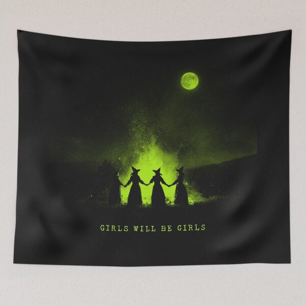 Item preview, Girls Will Be Girls Witch designed and sold by delllsdesigns.