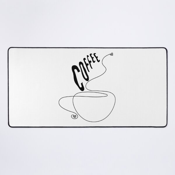 Item preview, Minimalist line drawing of a coffee lover designed and sold by VibranPalette.