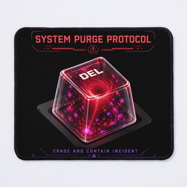 Item preview, Delete System Purge Protocol Resin Keycap Keyboard designed and sold by ThirdShiftLab.