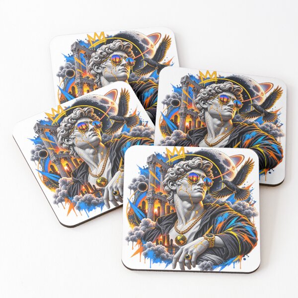 Item preview, Marble Raven Cosmic Street Art designed and sold by VYBORA Studio.