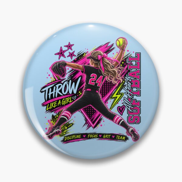 Item preview, Throw Like a Girl designed and sold by With-Odin.