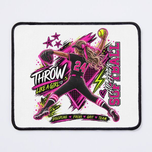 Item preview, Throw Like a Girl designed and sold by With-Odin.