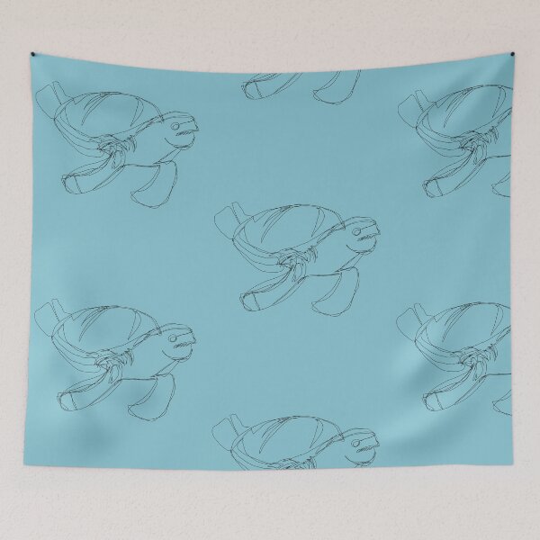 Item preview, Sea Turtle One Line Art | Continuous Line Drawing designed and sold by penelopejade.