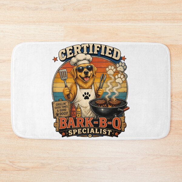 Item preview, Certified Bark-B-Q Specialist | Funny Dog BBQ Grill Master Design designed and sold by Bettybee00.