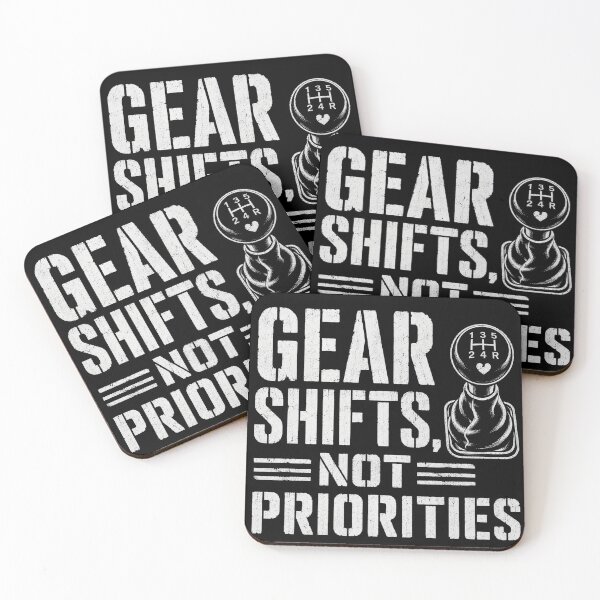 Item preview, Gear Shifts Not Priorities Manual Transmission Car Driver designed and sold by Haque Designs.
