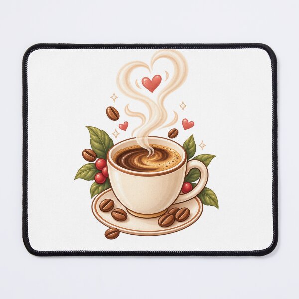 Item preview, National Coffee Day Coffee With Heart designed and sold by Doodle Souq.