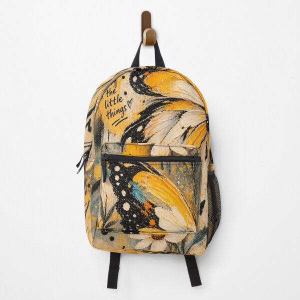 Item preview, Golden Butterfly Bloom | Painterly Floral Dreamscape designed and sold by Zosera.