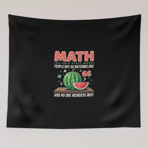 Item preview, Funny Math Watermelon Word Problem – Math Student Teacher Nerd Gift designed and sold by ByPawel.