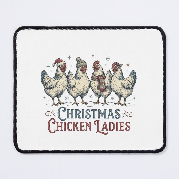 Item preview, Christmas Chicken Ladies Funny Backyard Flock Winter Hen designed and sold by raedattia.
