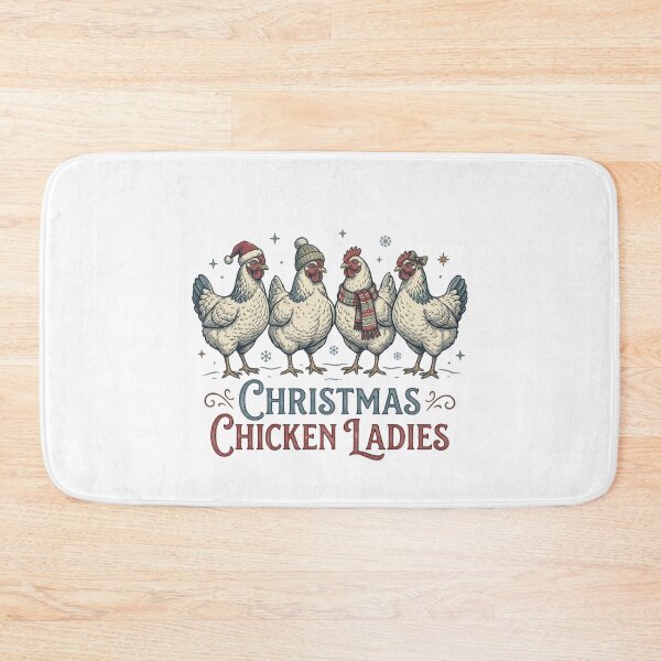 Item preview, Christmas Chicken Ladies Funny Backyard Flock Winter Hen designed and sold by raedattia.