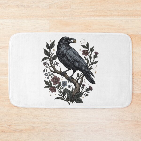Item preview, Crow Club – Gothic Birdwatching and Corvid Lover Art designed and sold by JenniferMoren.