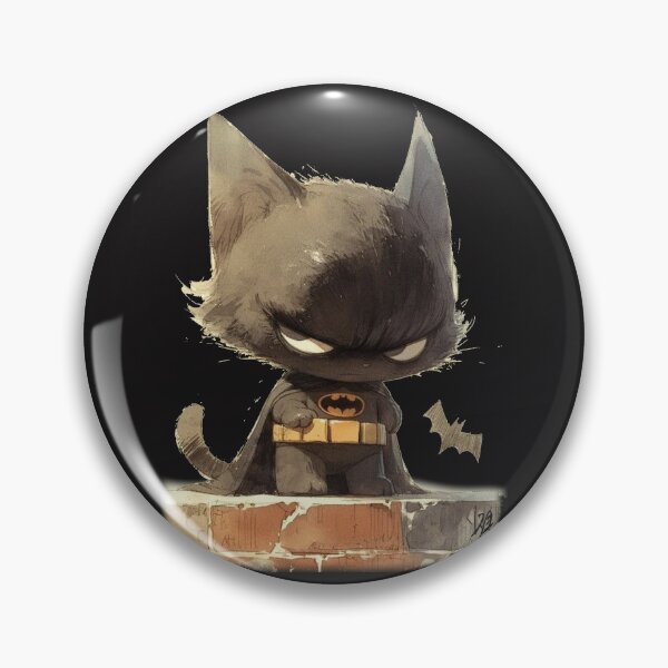 Item preview, Shadow Guardian Cat – Dark Hero Feline Vintage Design designed and sold by MangaVersePrint.