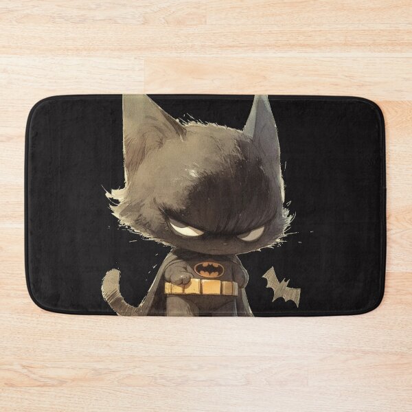 Item preview, Shadow Guardian Cat – Dark Hero Feline Vintage Design designed and sold by MangaVersePrint.
