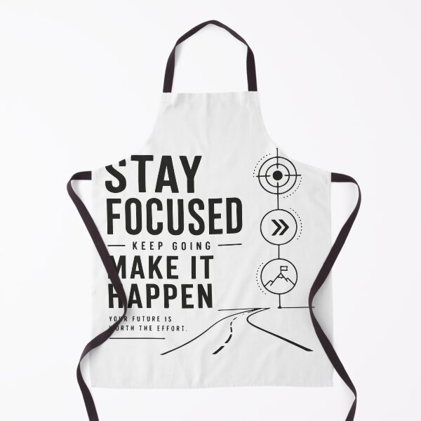 Item preview, Stay Focused Keep Going Make It Happen Motivational Design designed and sold by Sunday.Supply.