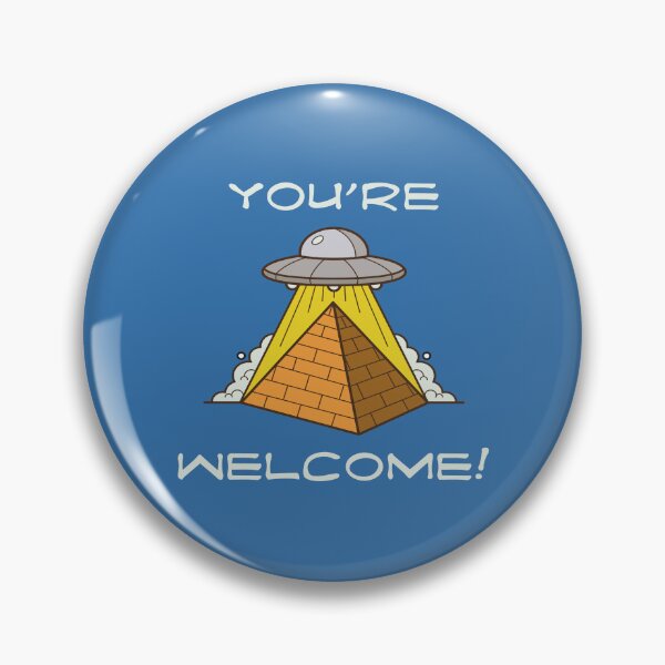 Item preview, You’re Welcome! (on Blue) designed and sold by PawsitiveMum3.