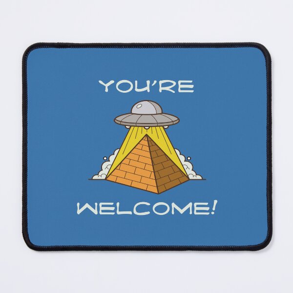 Item preview, You’re Welcome! (on Blue) designed and sold by PawsitiveMum3.