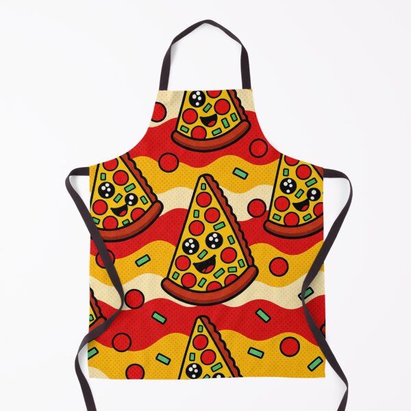 Item preview, Cute Kawaii Pizza Slice Food Pattern Illustration designed and sold by suha-art.