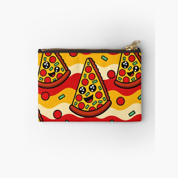 Item preview, Cute Kawaii Pizza Slice Food Pattern Illustration designed and sold by suha-art.