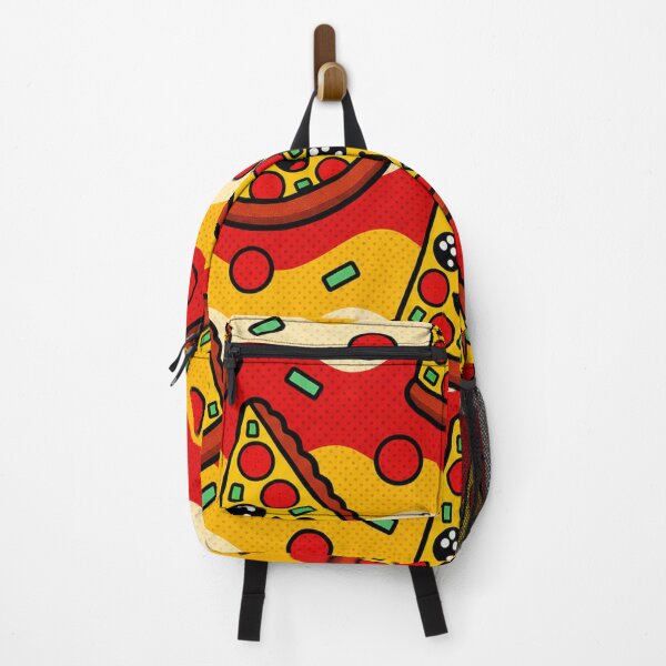 Item preview, Cute Kawaii Pizza Slice Food Pattern Illustration designed and sold by suha-art.