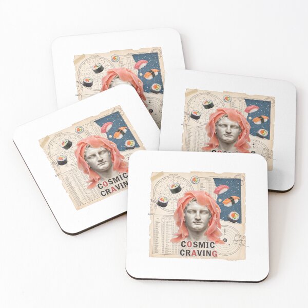 Item preview, Sushi Addiction Retro Collage | Japanese Food Lover Vintage Pop Art designed and sold by OzzFrequency.