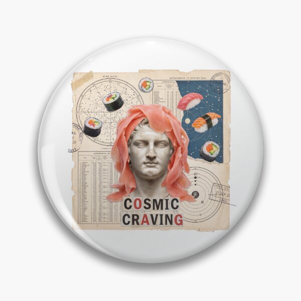 Item preview, Sushi Addiction Retro Collage | Japanese Food Lover Vintage Pop Art designed and sold by OzzFrequency.