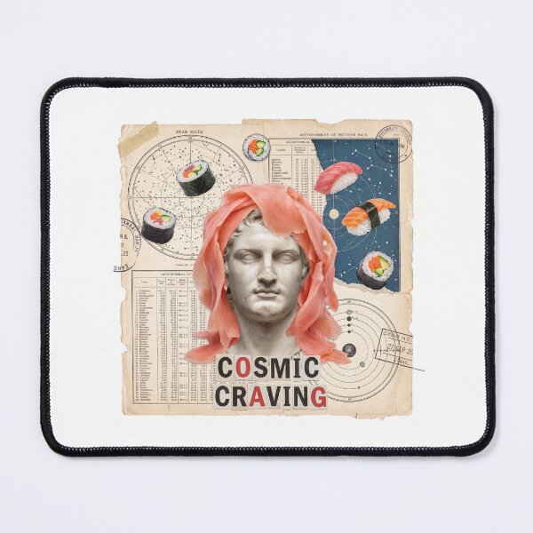 Item preview, Sushi Addiction Retro Collage | Japanese Food Lover Vintage Pop Art designed and sold by OzzFrequency.