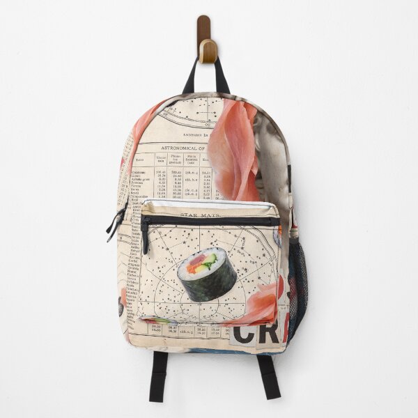 Item preview, Sushi Addiction Retro Collage | Japanese Food Lover Vintage Pop Art designed and sold by OzzFrequency.
