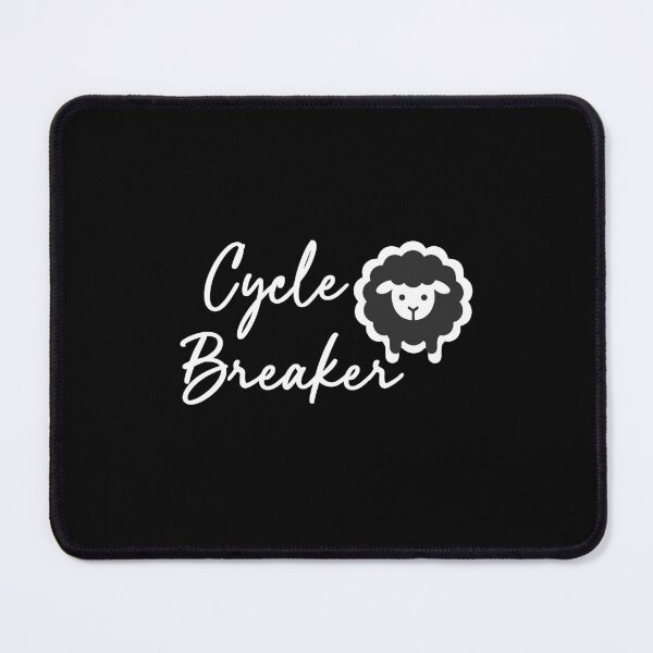 Item preview, Black Sheep Cycle Breaker - white font designed and sold by "Nice" Guy Recovery Co..