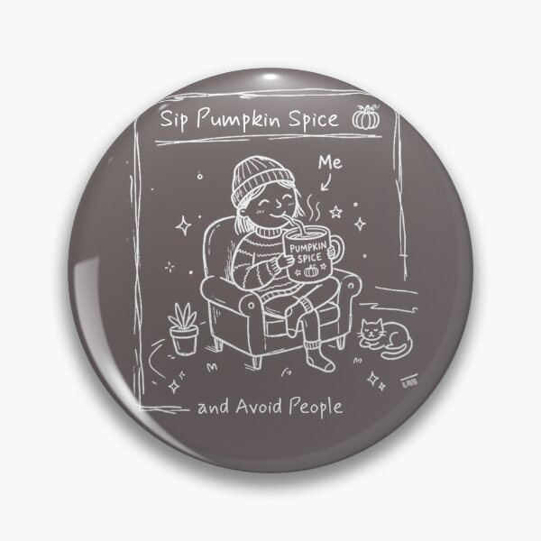 Item preview, Sip Pumpkin Spice And Avoid People (white) designed and sold by L98-Studio.