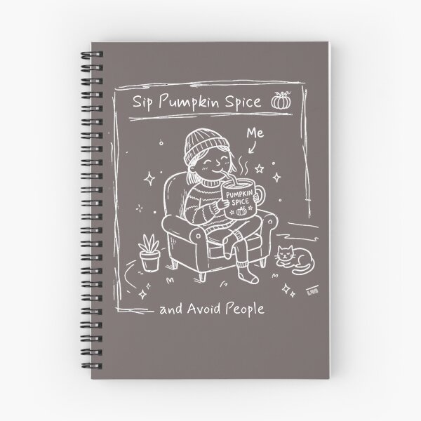 Item preview, Sip Pumpkin Spice And Avoid People (white) designed and sold by L98-Studio.
