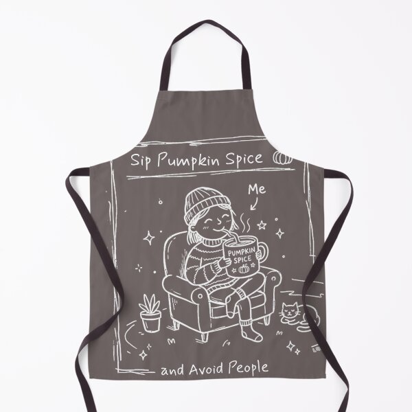 Item preview, Sip Pumpkin Spice And Avoid People (white) designed and sold by L98-Studio.