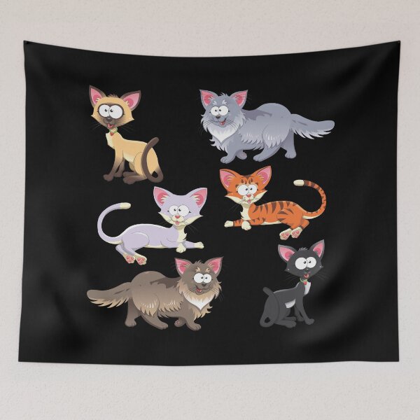 Item preview, Cute Cartoon Cats and Kittens Sticker Pack designed and sold by Johnnies.
